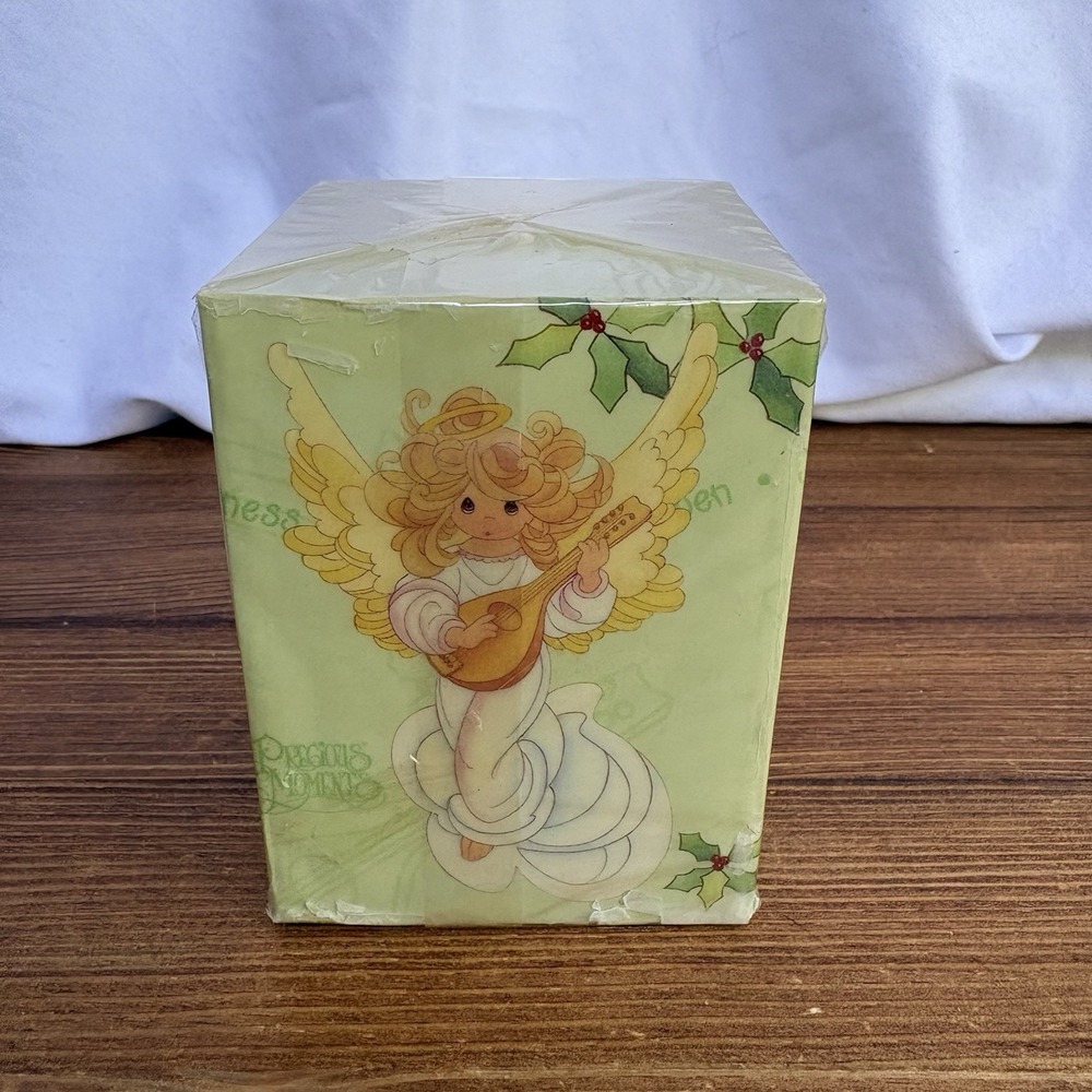 Vintage Precious Moments Christmas Angel Candle Sealed Holiday Collectible - Picture 2 of 10